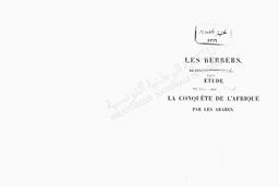 Les Berbères | Fournel, Henri