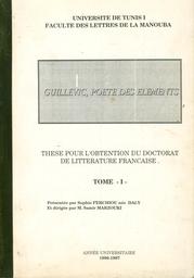 Guillevic, poète des élèments | Ferchiou, Sophie. 305
