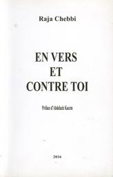 En vers et contre toi | Chebbi, Raja. 070