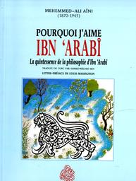 Pourquoi j'aime Ibn 'Arabî | Aïni, Mehmed Ali. 070
