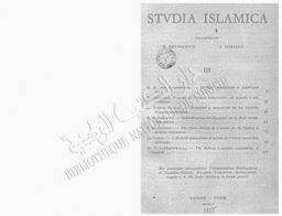 Studia islamica | Brunscvig, R. 340