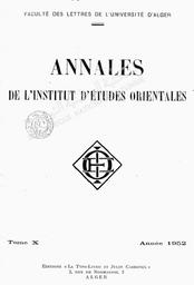 Recherches sur les installations hydrauliques de Kairouan et des steppes tunisiennes du VIIe au XIe siècle (J. C.) | Solignac, Marcel