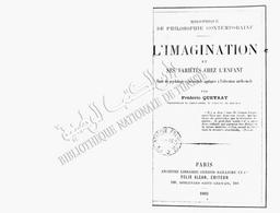 l'Imagination et ses variétés chez L'enfant | Queyrat, Frédéric