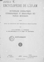 Encyclopédie de L'Islam | Houtsma, Th. 070