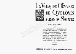 La Vie et les oeuvres de quelques grands Saints | Mourey, Gabriel. 080