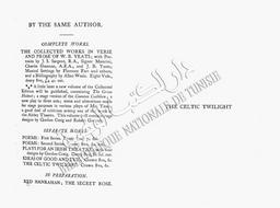 the Celtic twilight | Yeats, William Butler