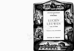 Stendhal. Lucien Leunen | Stendhal, Henry Beyle