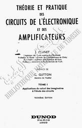 Théorie et pratique des circuits de L'électronique et des amplificateurs | Quinet, J