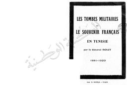 Les Tombes militaires et le souvenir français en Tunisie | Dolot - général