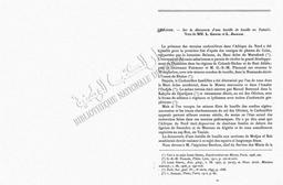 Géologie. Sur la découverte d'une lentille de houille en Tunisie | Joleaud, Léonce. 340