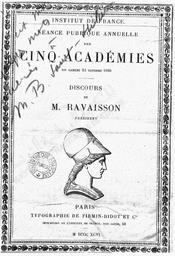 Discours de M. Ravaisson | Ravaisson, Félix. 070