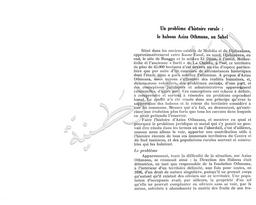 Faculté des Lettres et des sciences Humaines. Jean Poncet. Un Problème d'histoire rurale : le habous de Aziza Othmana, au Sahel | Poncet, Jean