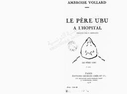 Le Père Ubu à L'hôpital | Vollard, Ambroise