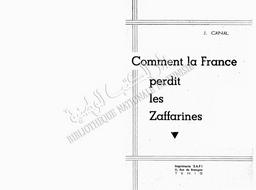 Comment la France perdit les Zaffarines | Canal, J. 070