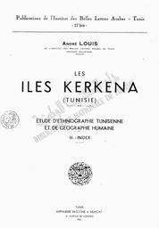 André Louis. Les Iles Kerkena, Tunisie | Louis, André