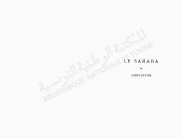 Le Sahara de Constantine | Féraud, Charles
