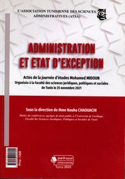 Administration et état d'exception | Chaouachi, Nouha. Drt