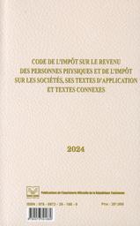 Code de l'impôt sur le revenu des personnes physiques et de l'impôt sur les sociétés | Tunisie. Aut