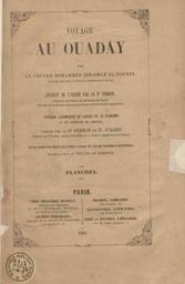 Voyage au Ouadây | Tounsi, Mohammâd Ibn 'Omar Al-