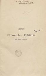 Pierre Mesnard. l'Essor de la philosophie politique au XVIe siècle | Mesnard, Pierre