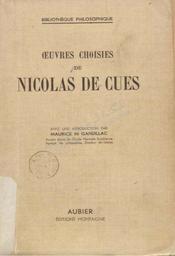 Oeuvres choisies de Nicolas de Cues | Nicolas de Cues