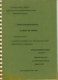 Étude de littérature comparée | Ben Slimane, Zékia. Aut